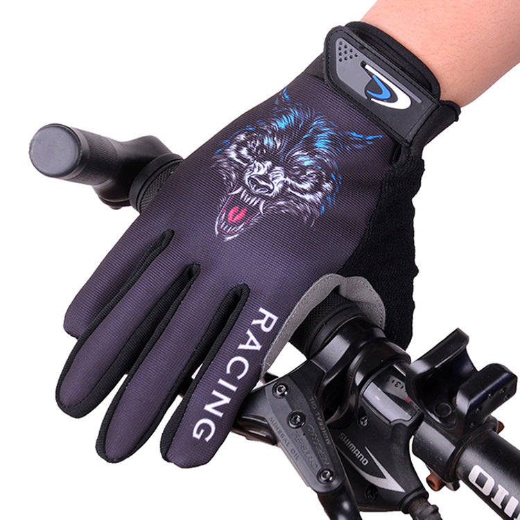 Long Finger Cycling Gloves | Motorcycle Gloves | Planet Jerseys USA